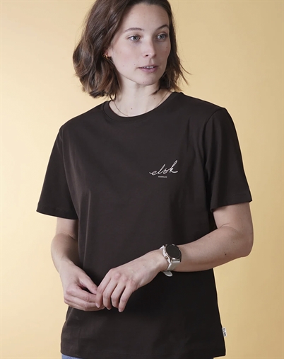 Elsk - Signed Basic Woman's Classic T-Shirt - Soil Brown